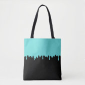 Tote Bag Slime écoulant sarcelle (Devant)