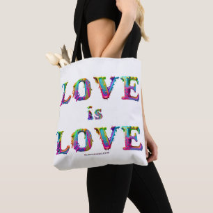 Tote Bag SlipperyJoe l'amour est l'amour dégoulinant dynami