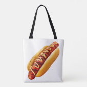 Tote Bag SlipperyJoe's hot dog niché doucement pain jaune v (Dos)