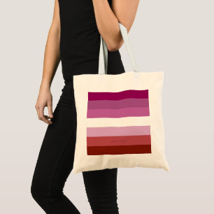 Tote Bag SlipperyJoe's lesbian pride flag feminine communit