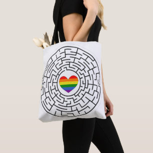 Tote Bag SlipperyJoe's orgueil labyre de labyrinthe de flèc