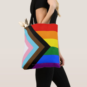 Tote Bag SlipperyJoe's Progress Pride Drapeaux gay cadeaux 