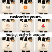 Tote Bag Slogan de logo d'entreprise promotionnel de marque