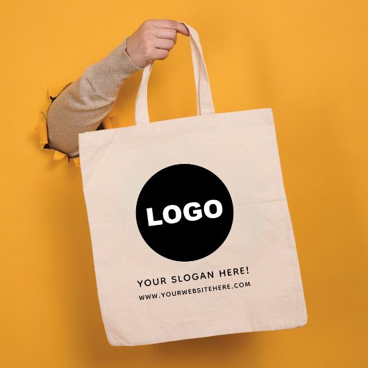 Tote Bag Slogan de logo d'entreprise promotionnel de marque