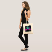 Tote Bag Slogan rétro en rack et en rouleaux (Devant (modèle))