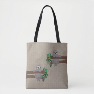 Tote Bag Sloth Allover Fourre-tout