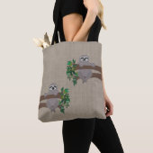 Tote Bag Sloth Allover Fourre-tout (De près)
