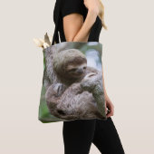 Tote Bag Sloth Baby avec mère pendre d'un arbre (De près)