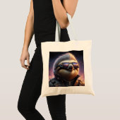 Tote Bag Sloth Cyberpunk (Devant (produit))