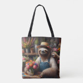 Tote Bag Sloth Florist (Dos)