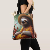 Tote Bag Sloth Grand-mère (De près)