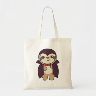 Tote Bag Sloth Halloween Cute Devil Vampire costume Fourre-