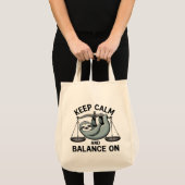 Tote Bag Sloth Libra Zodiac Grocery Tote (Devant (produit))