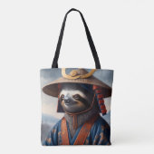 Tote Bag Sloth Samurai (Dos)