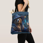Tote Bag Sloth Wizard (De près)