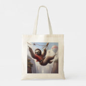 Tote Bag Sloth Ziplining (Dos)