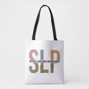 Tote Bag SLP Discours Pathologiste Typographie Empreinte de