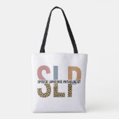Tote Bag SLP Discours Pathologiste Typographie Empreinte de (Dos)