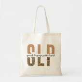 Tote Bag SLP papier guépard orthophoniste cadeau (Devant)