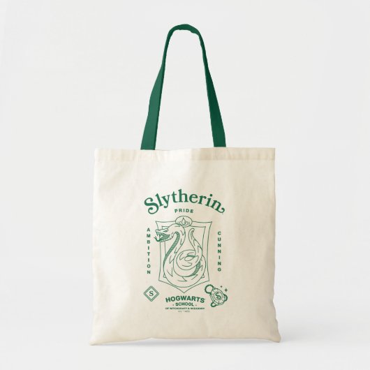 Tote Bag SLYTHERIN™ Pride Ambition Cunning Crest (Devant)