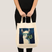 Tote Bag Smarty Llama Chic (Devant (produit))