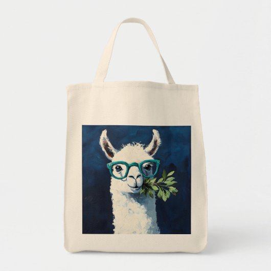 Tote Bag Smarty Llama Chic (Devant)