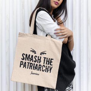 Tote Bag Smash la citation féministe patriarcale personnali