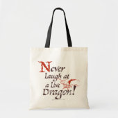 Tote Bag SMAUG™ - Ne Riez Jamais À Un Dragon En Direct (Devant)