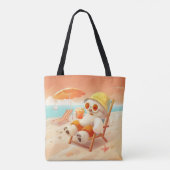 Tote Bag Smile Dog - Mode Plage Activé (Dos)
