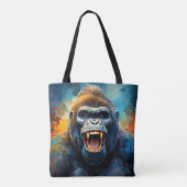 Tote Bag Smiling gorilla (Dos)