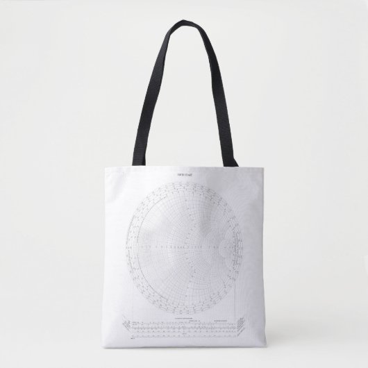 Tote Bag Smith Chart Radio Frequency Engineering (Devant)