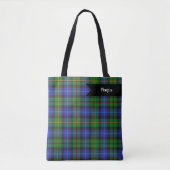 Tote Bag Smith Clan Scottish Tartan Plaid Motif (Devant)