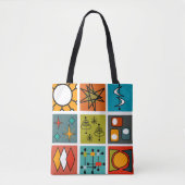 Tote Bag Smorgasbord moderne du milieu du siècle (Devant)