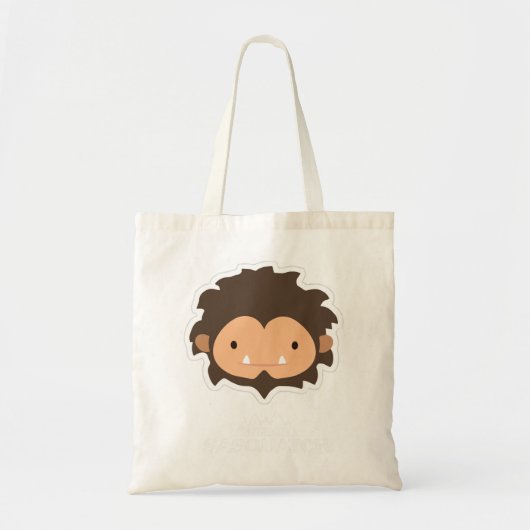 Tote Bag Sneaky Sasquatch Head Classic (Devant)