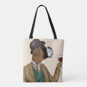 Tote Bag Snob de vin de boîte (Dos)