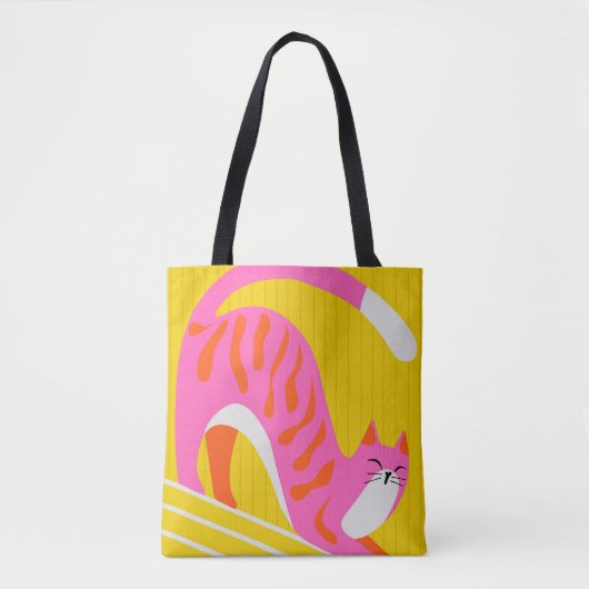 Tote Bag Snooing Whiskers (Devant)