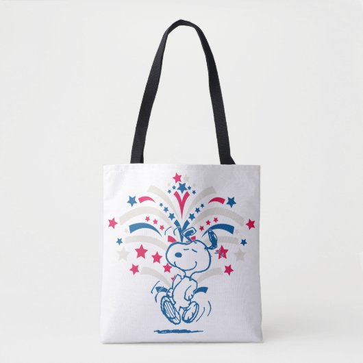 Tote Bag Snoopy 4 juillet Danse (Devant)