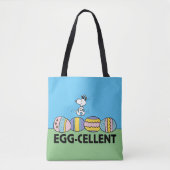 Tote Bag Snoopy à l'oeuf Pâques (Devant)