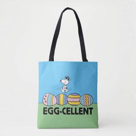 Tote Bag Snoopy à l'oeuf Pâques (Devant)