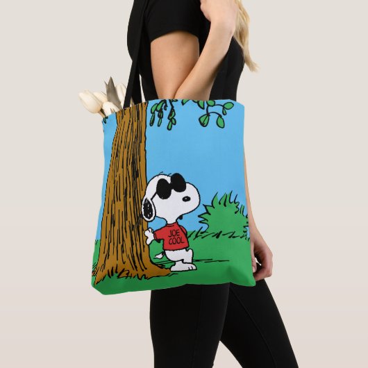 Tote Bag Snoopy "Joe Cool" debout (De près)