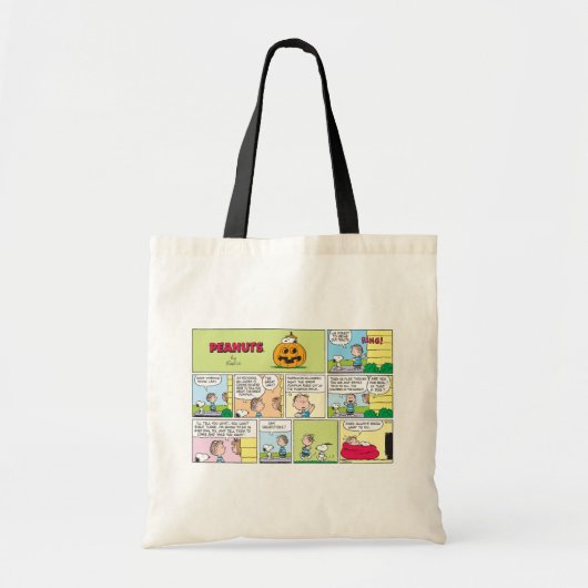 Tote Bag Snoopy & Linus | Les grandes nouvelles Citrouilles (Devant)