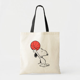 Tote Bag Snoopy Varsity Sports Basketball