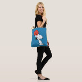 Tote Bag Snoopy Varsity Sports Basketball (Sur le modèle)