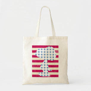 Tote Bag Snoopy Vintage Stars & Stripes