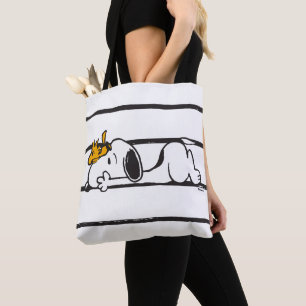 Tote Bag Snoopy & Woodstock   Smile Giggle Laugh