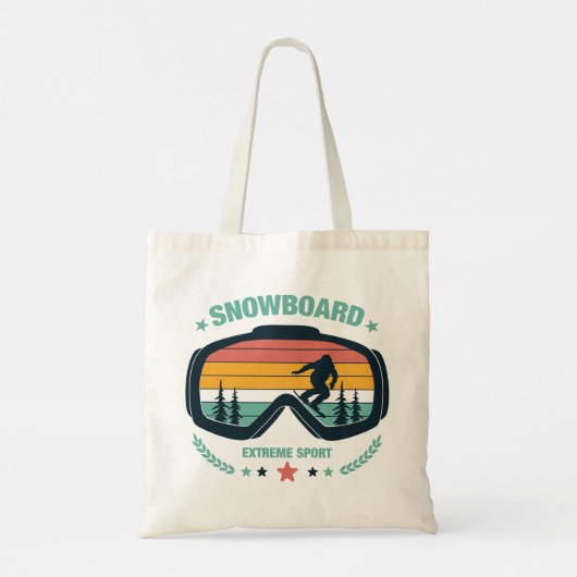 Tote Bag Snowboard  (Dos)
