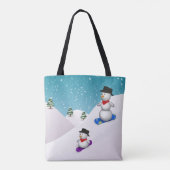 Tote Bag Snowboarding (Dos)