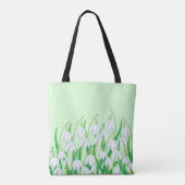 Tote Bag Snowdrops de printemps (Dos)