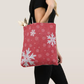 Tote Bag Snowflakes à la carte postale de Noël Eve (De près)