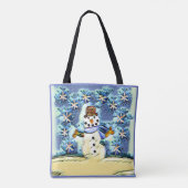 Tote Bag Snowie Snowman (Dos)
